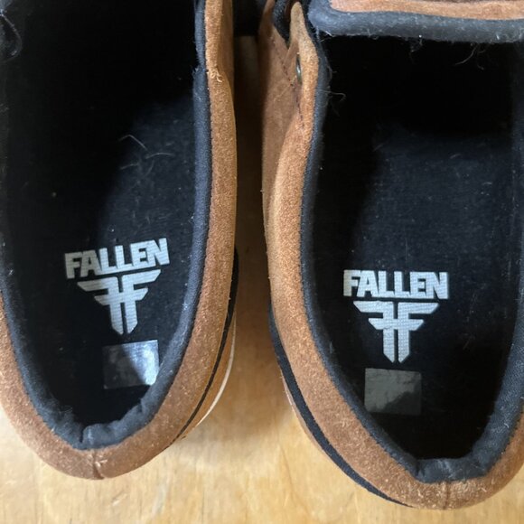 Fallen The “Easy” Mens Skate Shoe Sz 11 Pre Shutdown Brown With Black - Picture 10 of 11